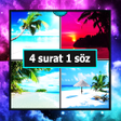 Programın simgesi: 4 surat 1 söz - Türkmence…