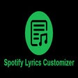 프로그램 아이콘: Spotify Lyrics Customizer