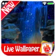 Magic Blue Fall Live Wallpaper Magic waterfall