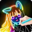 Programikonen: Draw Glow Comics