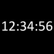 ไอคอนของโปรแกรม: Fullscreen Clock