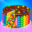 Иконка программы: Pop it Chocolate Cake Mak…