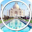 Tajmahal Clock Live Wallpaper