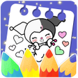Programın simgesi: Kuromi Sanrio coloring ga…