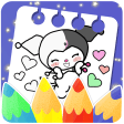 Kuromi Sanrio coloring game