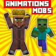 Mods Mobs Animations for MCPE