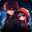 Icoon van programma: Dark Anime Wallpapers