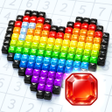 Ikona programu: Dazzle Jewel: Color by Nu…