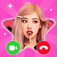 Icoon van programma: Idol Prank Video Call  Fu…