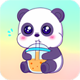 أيقونة البرنامج: Cute Panda wallpapers
