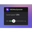 HBO Max Speeder: adjust playback speed