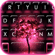 Icono de programa: Neon Pink Galaxy Keyboard…