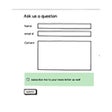 Programın simgesi: Sliding Enquiry Form