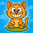 أيقونة البرنامج: Hungry cat: puzzle for fa…