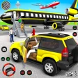Flying Car Yellow Cab City Taxi Driving Games