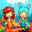 プログラムのアイコン：Toca Boca Mermaid Wallpap…