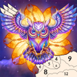 Programikonen: Owl Paint by Number Color…