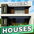 أيقونة البرنامج: Modern houses in minecraf…