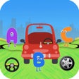 Ícone do programa: Learn ABC Car Coloring Ga…