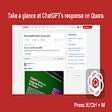 ChatGPT for Quora