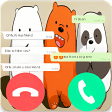 Call from we bare bears- video Call and chat