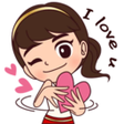 Programikonen: WASticker - Love emoji