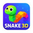 أيقونة البرنامج: Snake 3D: Block Puzzle Ma…
