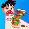 Sandwich Running 3D Games