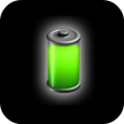 أيقونة البرنامج: Black Wallpaper Battery S…