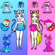 Biểu tượng của chương trình: Anime Dolls Dress Up Game…
