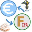 程序图标：CFA Francs to Euros conve…