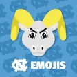 UNC Tar Heels Emojis