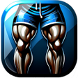 プログラムのアイコン：Leg Workouts for Men - Lo…