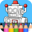 أيقونة البرنامج: Robots Coloring Pages