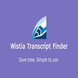 프로그램 아이콘: Wistia Transcript Finder