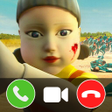 أيقونة البرنامج: Squid Game fake call