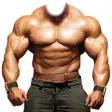 Muscular Man Body Photo Suit