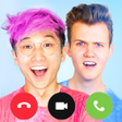 プログラムのアイコン：Lankybox Fake Video Call …
