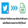 TwLikersExporter - Tweet Likers Export Tool icon