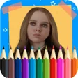Programikonen: Megan Doll Coloring Game