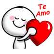 Иконка программы: Stickers Romanticos y Fra…