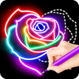 Ikon program: Learn To Draw Glow Flower