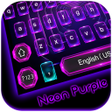 プログラムのアイコン：Neon Purple Keyboard Them…