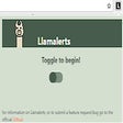 Ikon program: Llamalerts