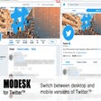 Programikonen: Twitter MoDesk