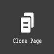 Programikonen: Clone Page
