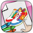 أيقونة البرنامج: Sneakers Glitter Coloring…