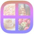 أيقونة البرنامج: Pics Layout create fun Im…