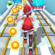 أيقونة البرنامج: Subway Santa Princess Run…