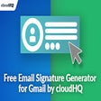 Free Email Signature Generator by cloudHQ